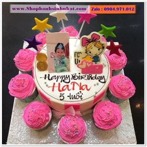 Bánh Sinh Nhật In Hình Ảnh - H212